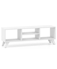 Gouun 48 in Modern Tv Console with 4 Open Storage Compartments