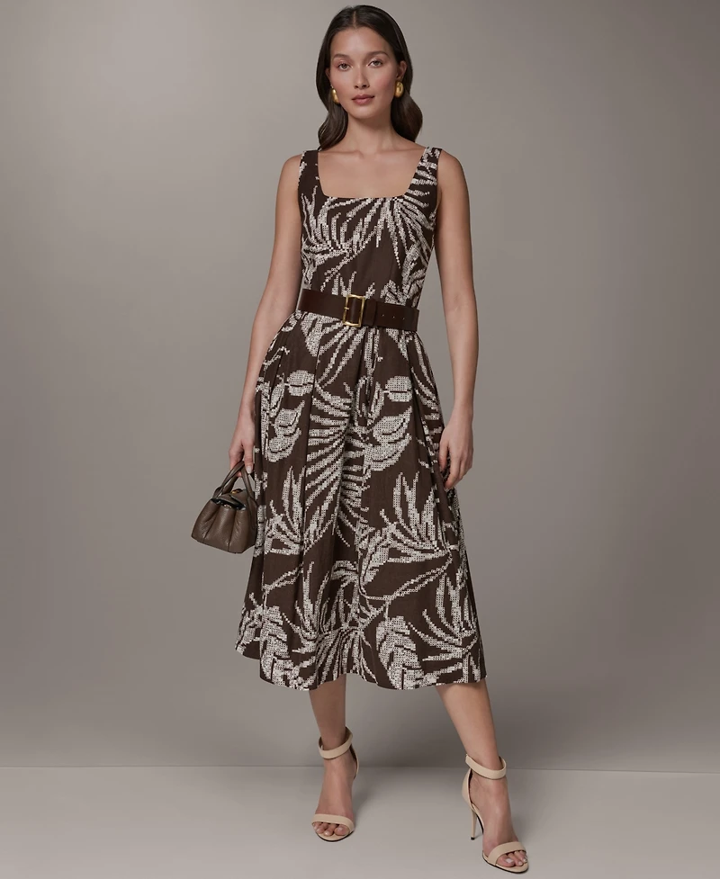 Donna Karan New York Petite Sleeveless Printed Tank Dress