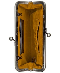 Patricia Nash Kisslock Mini Potenaz Leather Crossbody Bag