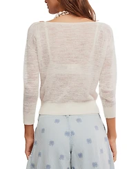 Free People Women's Soft Focus Fine Gauge Pull-On Top