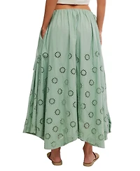 Free People Women's Sweet Serenade Wide-Leg Cotton Pants