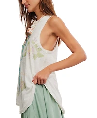 Free People Women's Rosie Graphic Crewneck Cotton T-Shirt