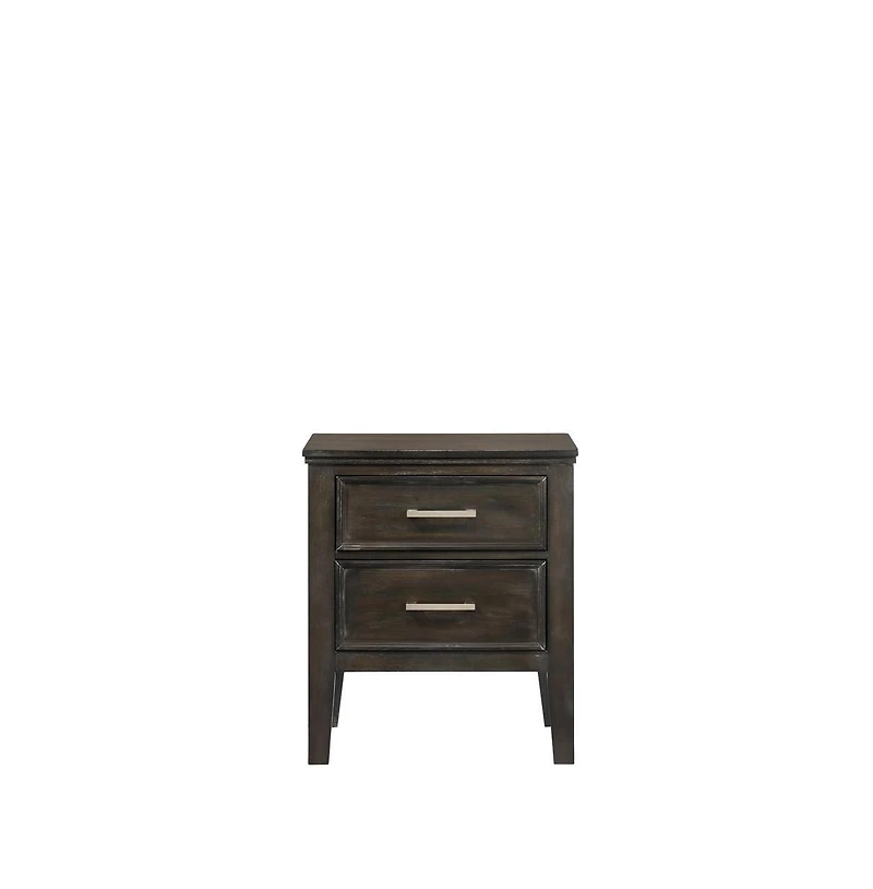 New Classic Furniture Andover Wood Nightstand with 2 Drawers
