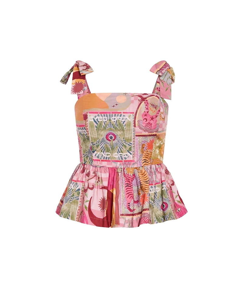 City Chic Women's Isabel Print Top