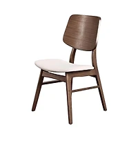 New Classic Furniture Oscar Walnut Solid Wood Dining Chair (Set of 4)