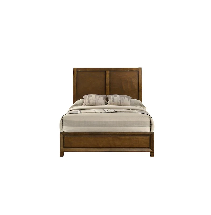 New Classic Furniture Ballard Wood Panel Bed in Walnut