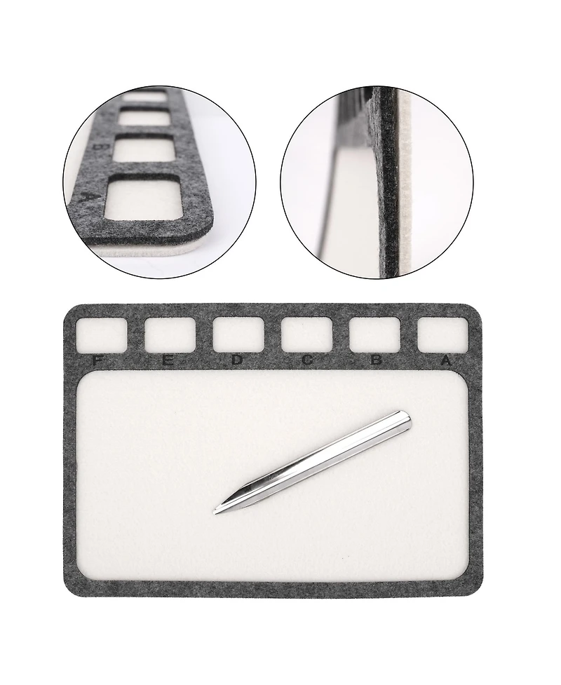 Gnuadz 2 Set Bead Mats Scoop Board Six Grids Beading Trays Diy