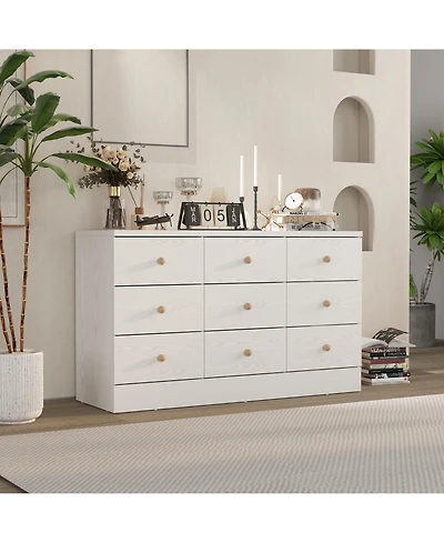 Famapy Elegant Dresser With 9 Drawers