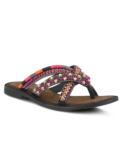 Azura Women's Spring Step Triage Flat Sandal