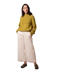 Celtic & Co. Women's Textured Yoke Sweater