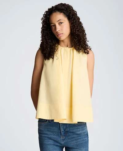 Kenneth Cole Women's Sleeveless Paperbag Neck Top