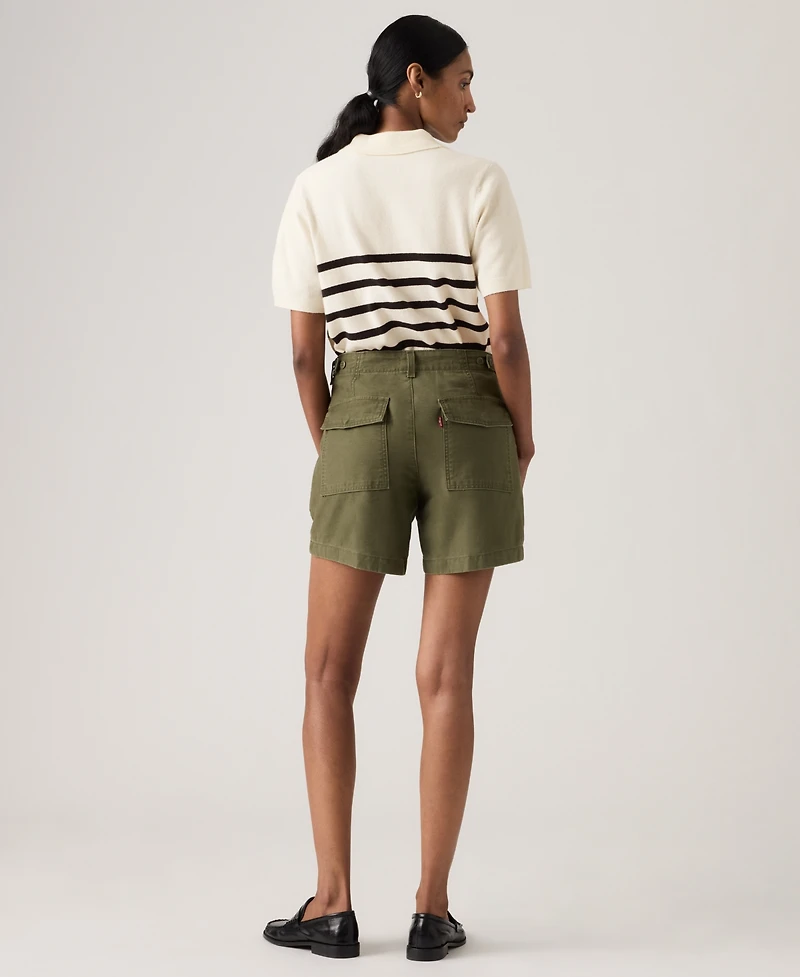 Levi's Women's Cinch Utility Mid-Rise Shorts