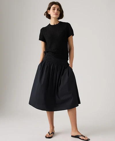 Levi's Women's Isabelle Crochet Short-Sleeve Sweater