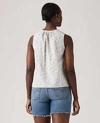 Levi's Women's Luella Sleeveless Tie-Neck Blouse