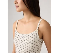 Levi's Women's Sweetie Floral Pointelle Cotton Cami Top