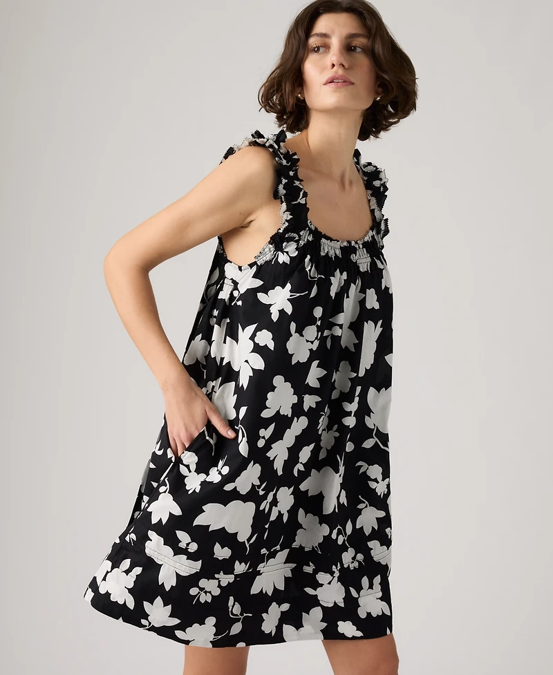 Levi's Women's Meg Printed Sleeveless Cotton Mini Dress