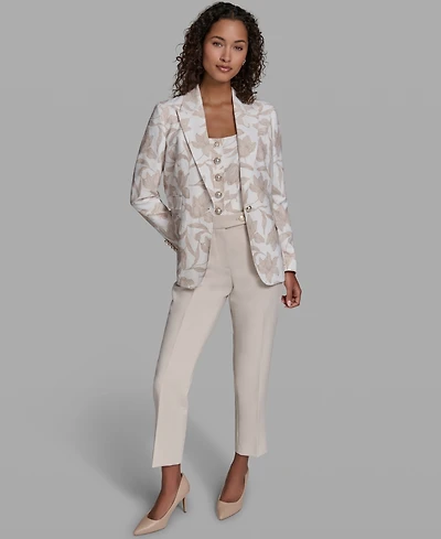 Karl Lagerfeld Paris Women's Notch Lapel Jacket