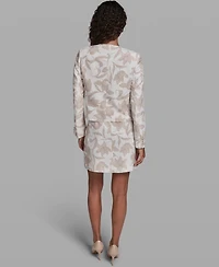Karl Lagerfeld Paris Women's Cropped Woven Jacket