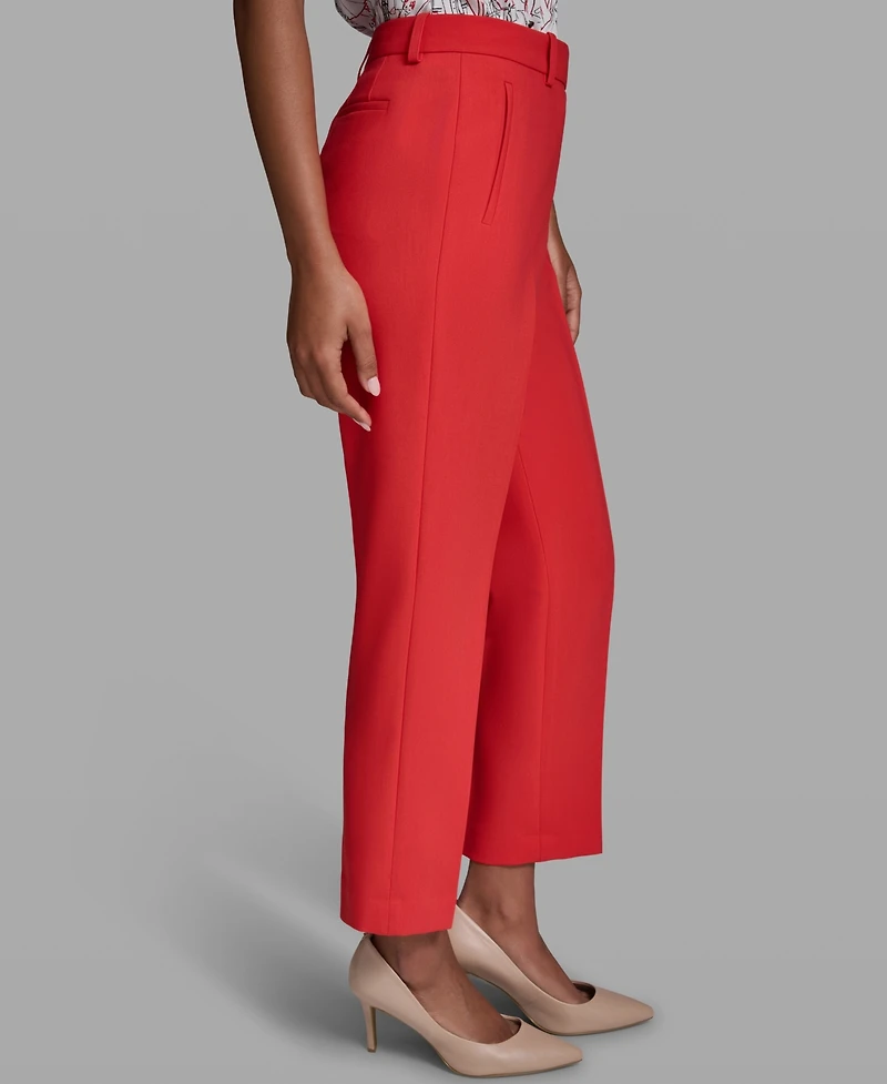 Karl Lagerfeld Paris Women's Mid-Rise Woven Pants