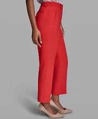 Karl Lagerfeld Paris Women's Mid-Rise Woven Pants