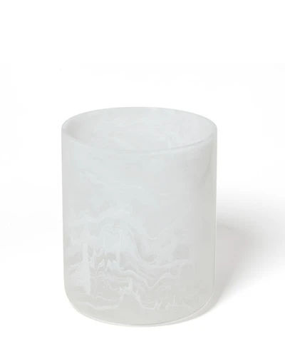 Roselli Trading Company Clouds Resin Wastebasket