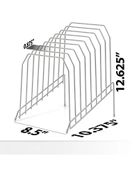 Gnuadz Large Incline Wire Organizer 8 Compartment