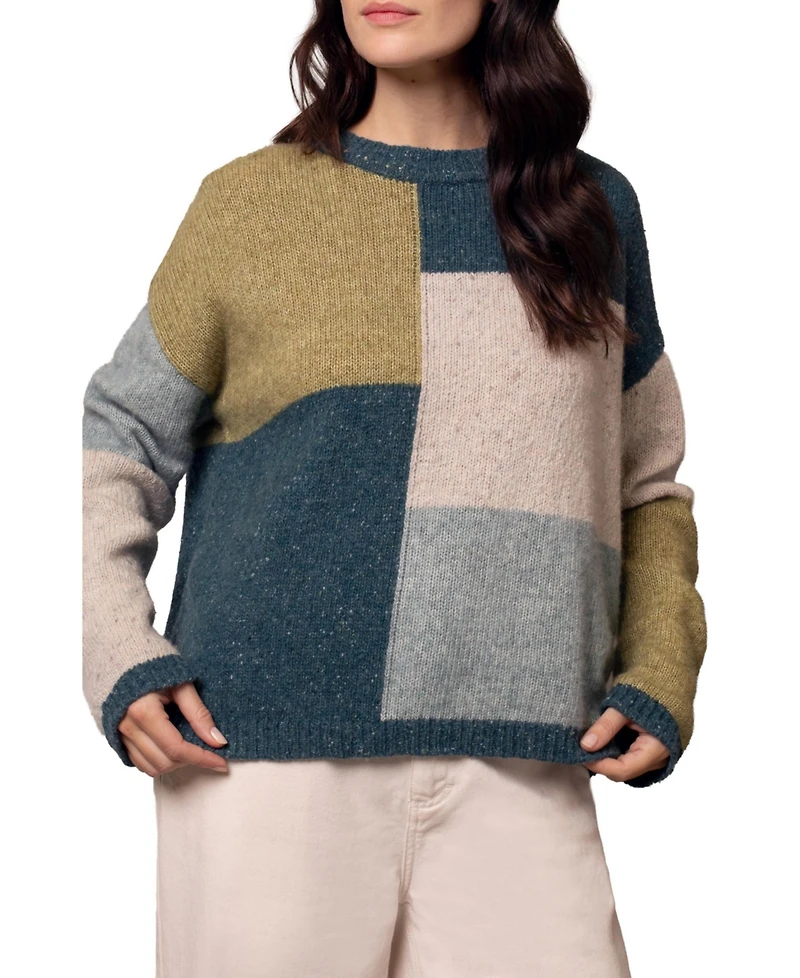 Celtic & Co. Women's Block Crew Neck Sweater