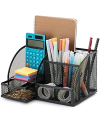 Gnuadz Mesh Desk Organizer Pen Pencil Holder