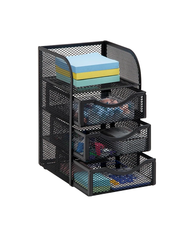 Gnuadz Mesh Binder Clip Basket Office Storage