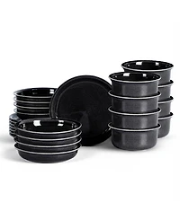 Stone Lain Slate 24-Pc. Dinnerware Set, Service For 8