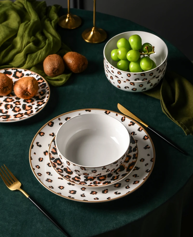 Christian Siriano Majestic 12-Pc. Dinnerware Set, Service For 4