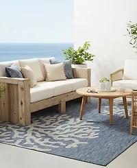 Lr Home Nassau NASS810B 5' x 7' Outdoor Area Rug