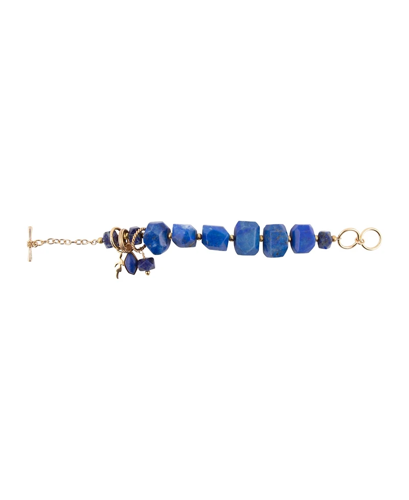 Barse Azul Blue Lapis Chunky Link Bracelet