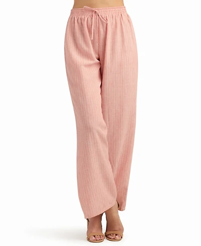 Bcx Women's Pull-On Mini Stripe Pants