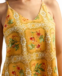 Bcx Women's Printed V-Neck Top