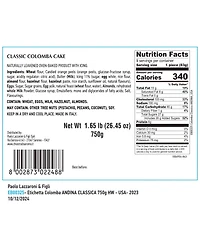 Chiostro di Saronno Zia Pia Classic Colomba Easter Cake, 24.7 oz.