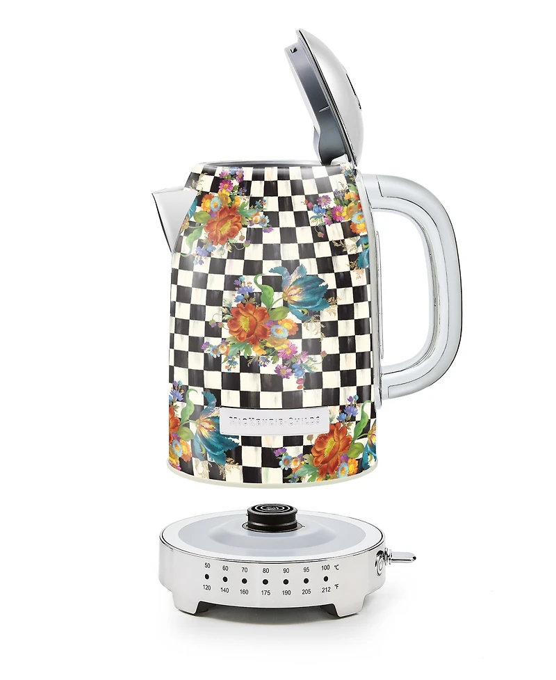 MacKenzie-Childs Courtly Flower Market Electric Kettle
