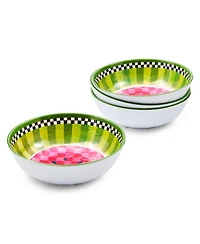 MacKenzie-Childs Watermelon Melamine Small Bowls, Set of 4