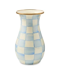 MacKenzie-Childs Sky Check Tall Vase