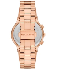 Michael Kors Women's Billie Quartz Chronograph Rose Gold Stainless Steel Watch 37mm
