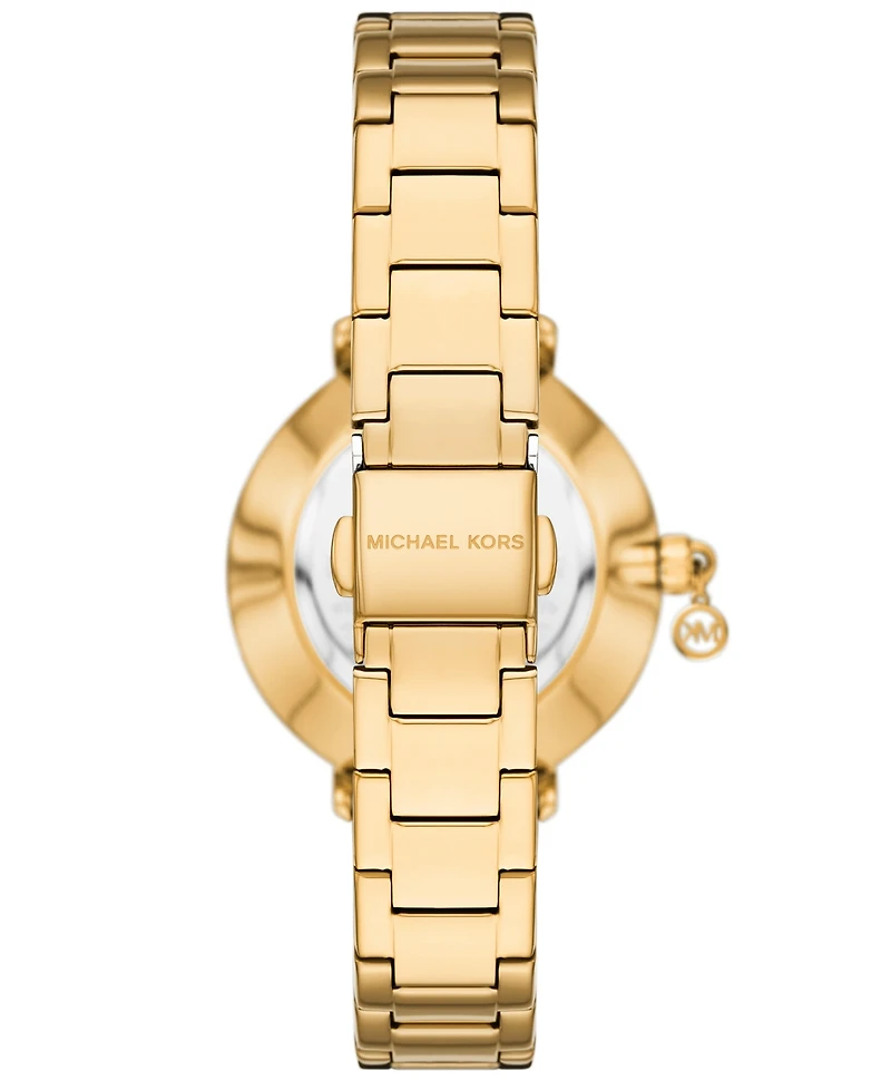 Michael Kors Women's Pyper Quartz Two-Hand Gold Stainless Steel Watch 32mm