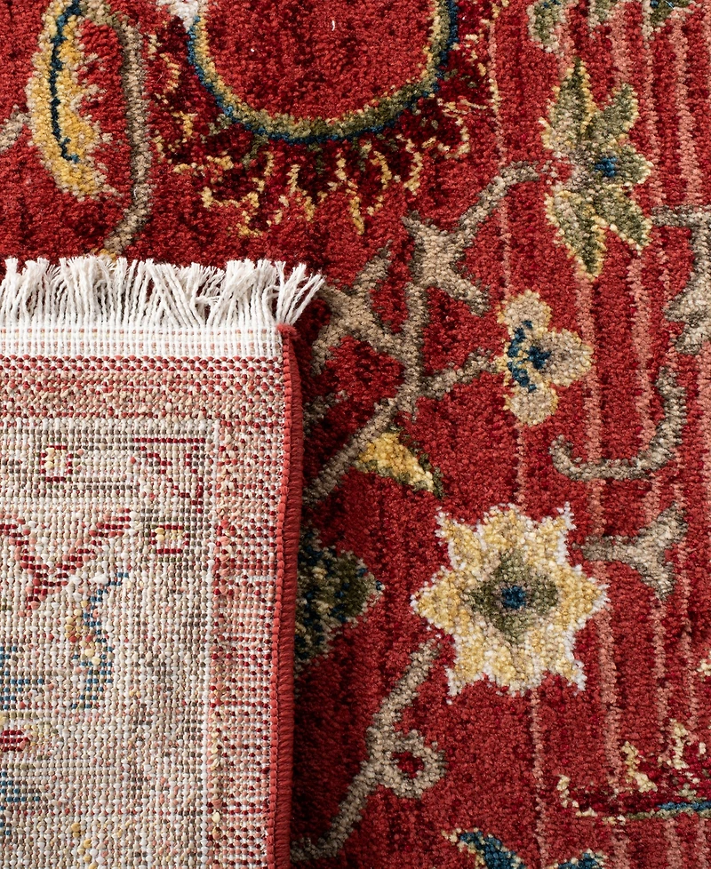 Lauren Ralph Lauren Ines LRL1293C Red and Beige 9' X 12' Area Rug
