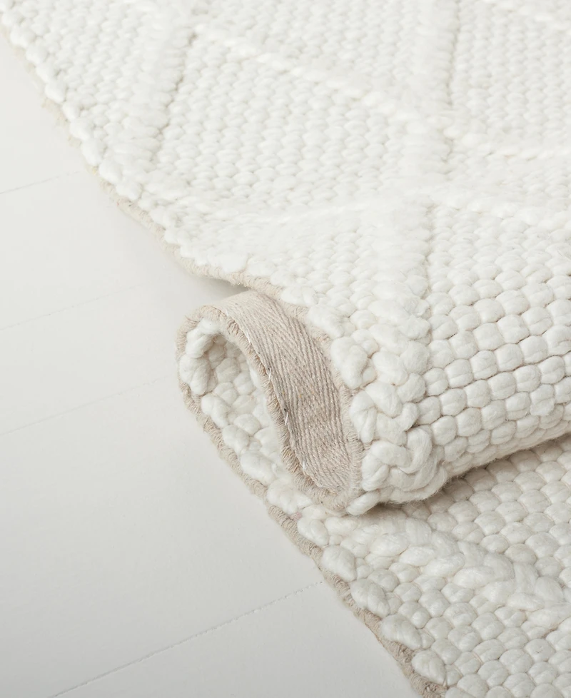 Lauren Ralph Lauren Millie LRL6310A Ivory and Ivory 9' X 12' Area Rug