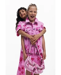 Desigual Girls Girls's Denim vest flowers