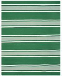 Lauren Ralph Lauren Hanover Stripe LRL2461B Green Outdoor Area Rug Collection