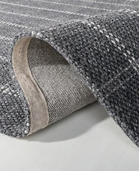 Lauren Ralph Lauren Tamworth Check LRL6450A Charcoal 4' X 6' Area Rug