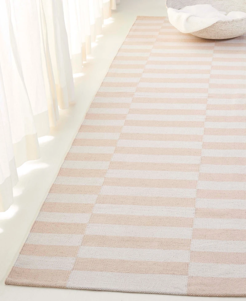 Lauren Ralph Lauren Ludlow Stripe LRL7350D Alabaster 2'3" X 8' Runner Area Rug