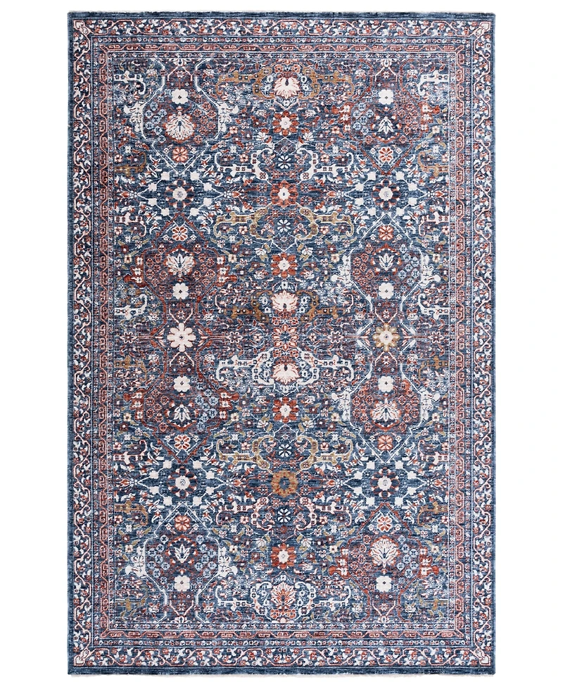 Lauren Ralph Lauren Belvoir LRL1300A Navy 5'3" X 7'6" Area Rug