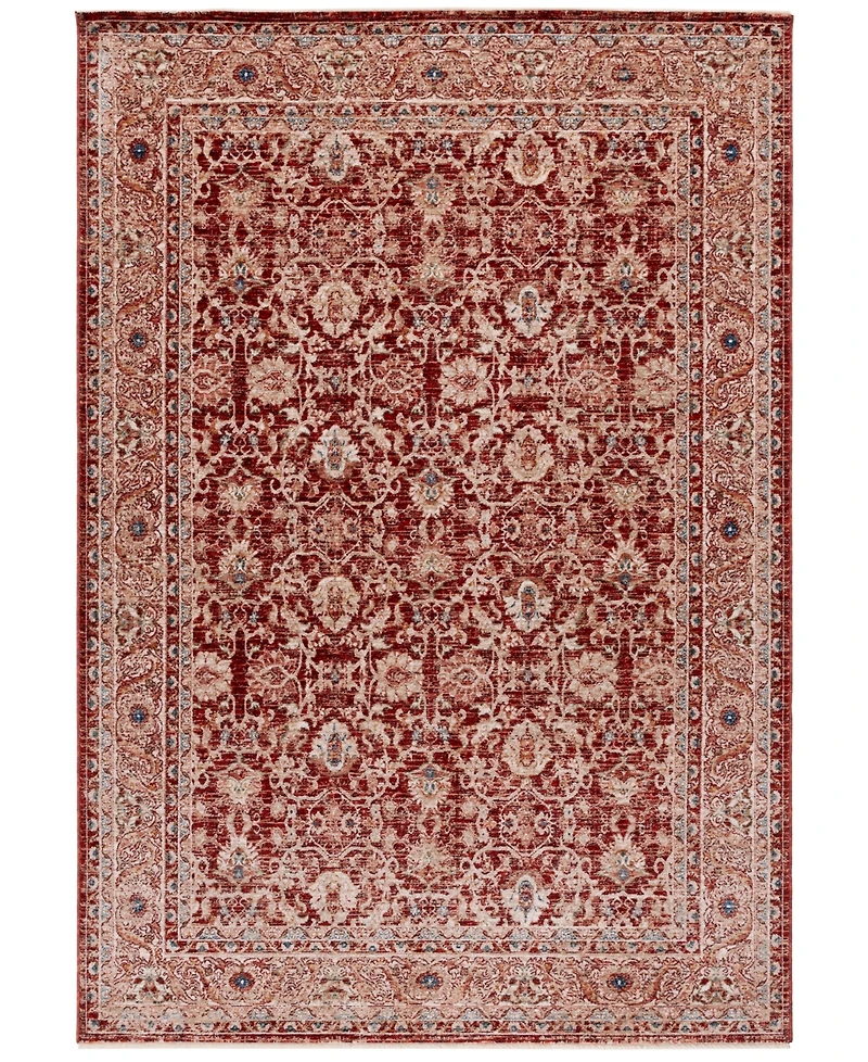 Lauren Ralph Lauren Warwick LRL1310B Oxblood 5'3" X 7'6" Area Rug