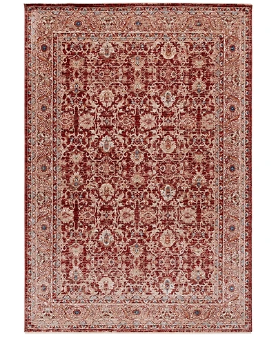 Lauren Ralph Lauren Warwick LRL1310B Oxblood 5'3" X 7'6" Area Rug